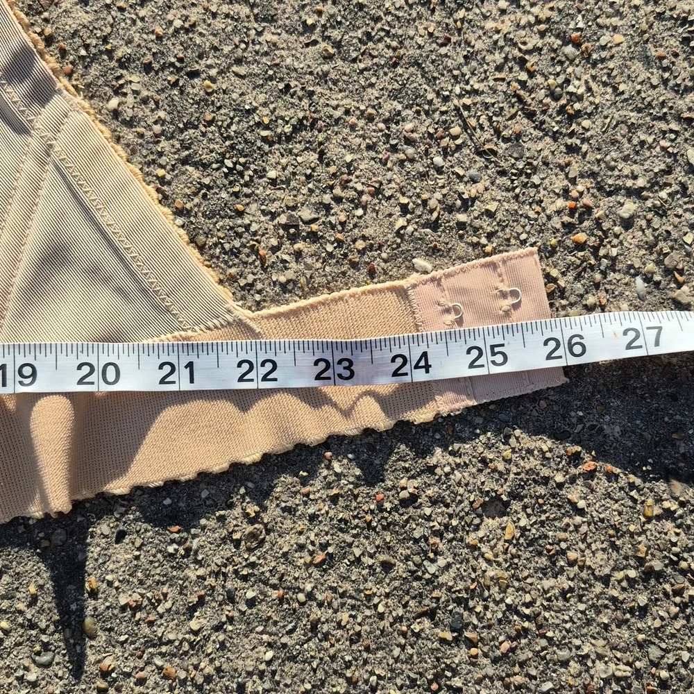 Vintage Beige/Tan Plastic Boned Corset Bustier 34B- Jezebel Renee of‎ Hollywood - Picture 8 of 9